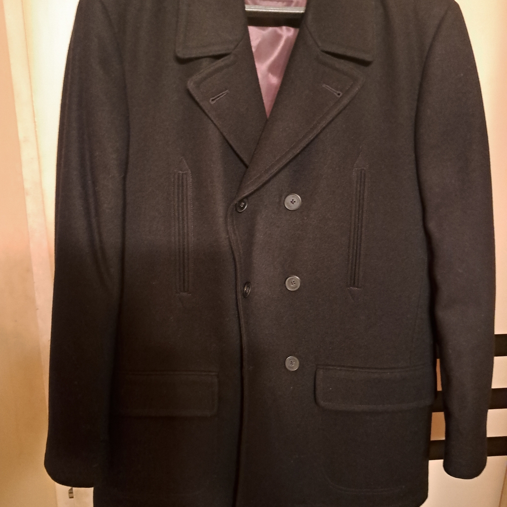 Michael Kors Elegant Black Peacoat